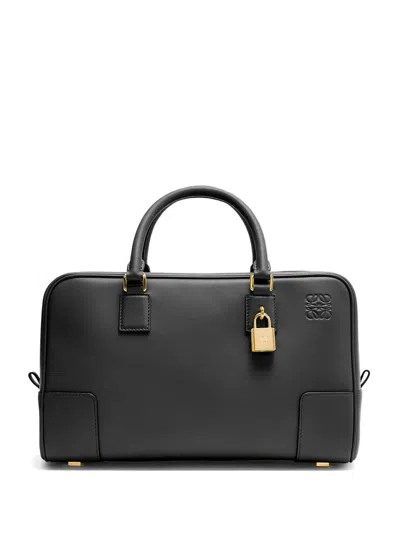 Loewe Amazona 28 Leather Tote Bag In Black
