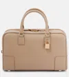 Loewe Amazona 28 Leather Tote Bag In Sand