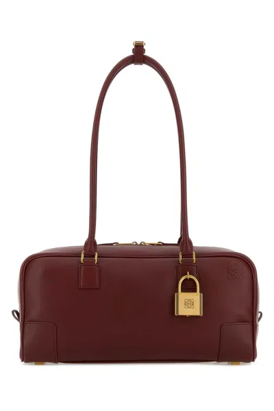 Loewe Shoulder Bag Woman Color Red In Burgundy