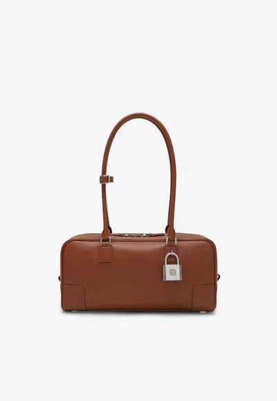 Loewe Amazona 31 Cropped Shoulder Bag In Brown