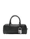 Loewe Amazona 23 Embellished Leather Shoulder Bag In Black