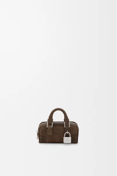 Loewe Amazona Nano En Nubuck Pour Femme In Brown