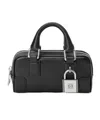 Loewe Womens Black Amazona Nano Leather Shoulder Bag In Black