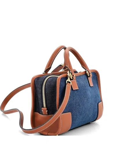 Pre-owned Loewe Amazona Nm Bag Denim 28 Shoulder Bag In Blue