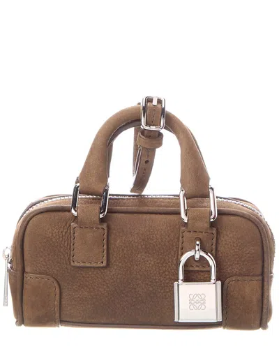 Loewe Amazona Nono Leather Crossbody In Purple