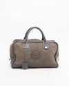 Loewe Amazona Suede Handbag