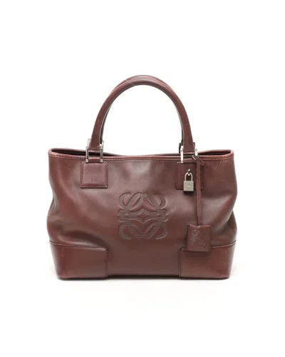 Loewe Amazona Tote Bag In Brown