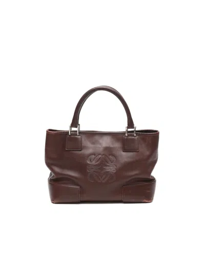 Loewe Amazona Tote Bag In Brown
