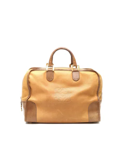 Loewe Amazona Weekend Bag In Yellow