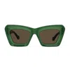 Loewe Anagram 52mm Cat Eye Sunglasses In Neutral