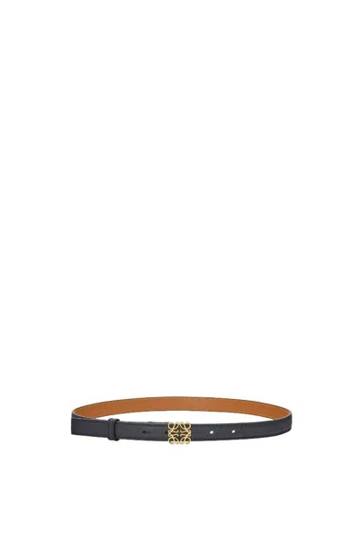 Loewe Anagram 2cm Belt In Black