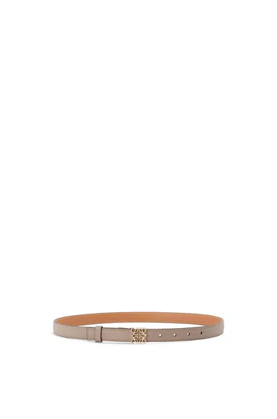 Loewe Anagram 2cm Belt In Beige