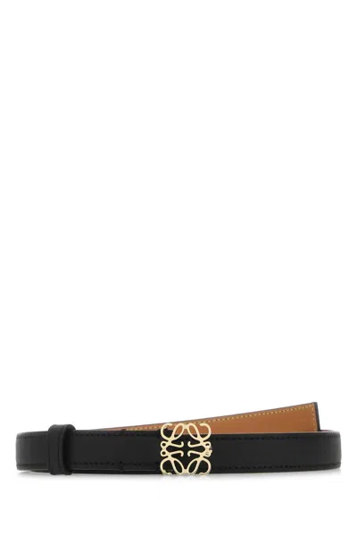 Loewe Anagram 2cm Belt In Black