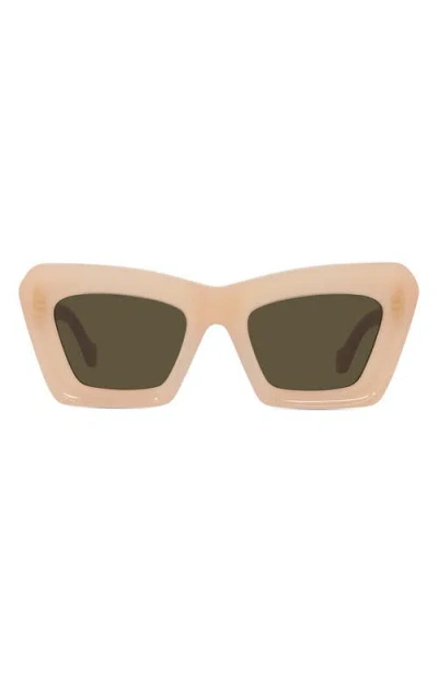Loewe Anagram 52mm Cat Eye Sunglasses In Multi