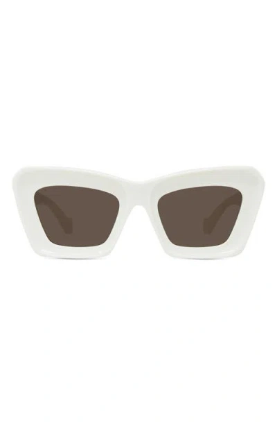 Loewe Anagram 52mm Cat Eye Sunglasses In Multi
