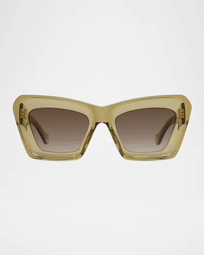 LOEWE ANAGRAM ACETATE BUTTERFLY SUNGLASSES