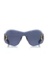Loewe Anagram Acetate Sunglasses In Blue