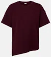 Loewe Anagram Asymmetric Cotton-blend T-shirt