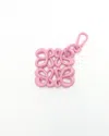 Loewe Anagram Bag Charm In Pink