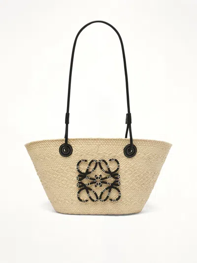 Loewe Anagram Basket Small Bag In Sand