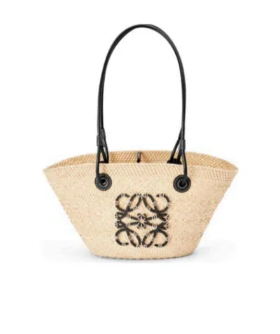 LOEWE LOEWE ANAGRAM SMALL BASKET BAG