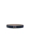 Loewe Anagram Belt In Black