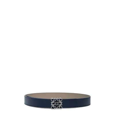 Loewe Anagram Belt In Black