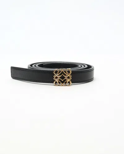 Loewe Anagram Belt In Black