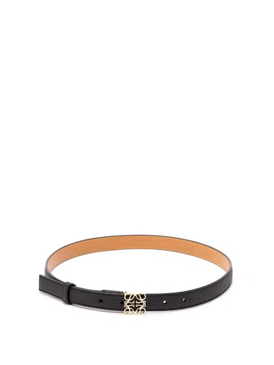 Loewe `anagram` Belt In Black