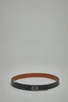 Loewe Reversible 2.8cm Belt Anagram In Brown