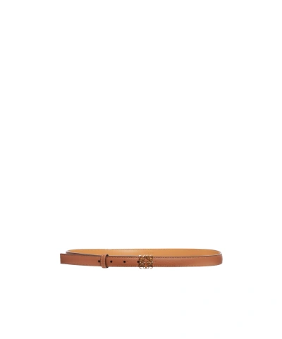Loewe Anagram Belt In Brown