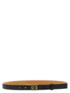 Loewe Textured Calfskin Belt With Gold-tone Buckle