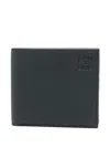 Loewe Anagram Bi-fold Wallet In Black