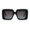 Loewe Anagram Oversized Square Acetate Sunglasses In Blue