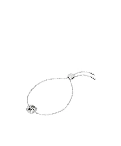 Loewe Anagram Bombe Bracelet In Sterling Silver In Metallic