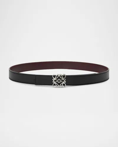 Loewe Anagram Bombe Calfskin Belt