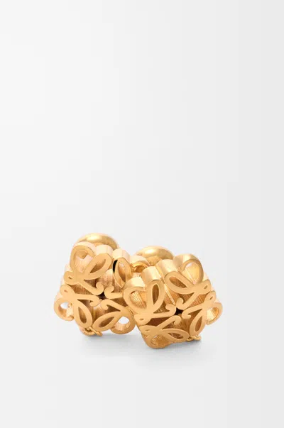 Loewe Anagram Bombé Chain Earrings For Woman In Gold