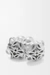 Loewe Anagram Bombé Stud Earrings In Metallic
