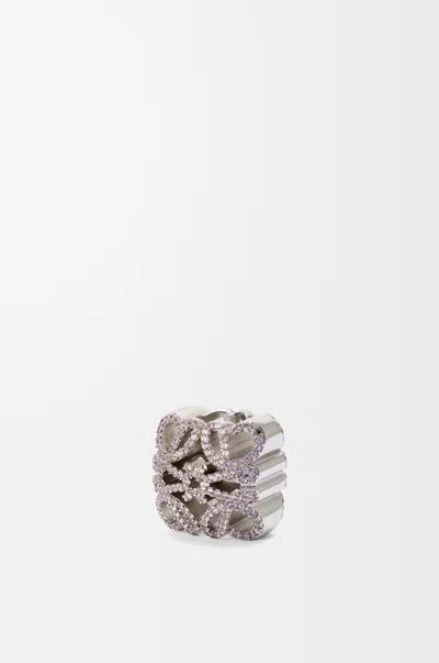 Loewe Anagram Bombé Dice For Woman In Metallic