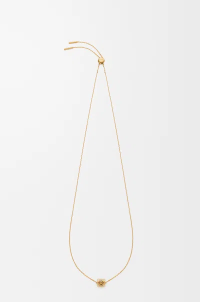 Loewe Anagram Bombé Necklace For Woman In Orange