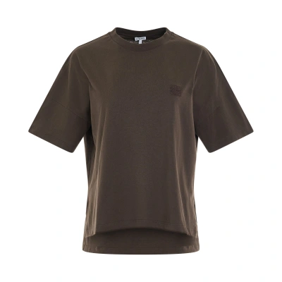 Loewe Cotton Jersey T-shirt In Grey