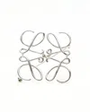 Loewe Anagram Brooch In Metallic