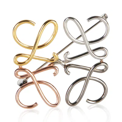 Pre-owned Loewe Anagram Brooch