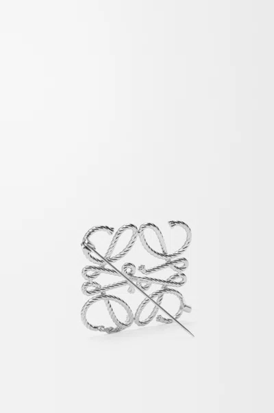 Loewe Anagram Brooch For Woman In Pattern