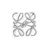 Loewe Anagram Brooch Keyring In Palladium
