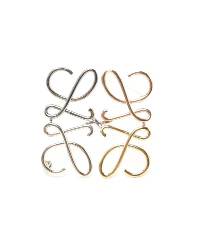 Loewe Anagram Brooch In Multicolour