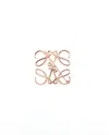 Loewe Anagram Brooch In Pink