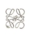 Loewe Anagram Brooch In Silver