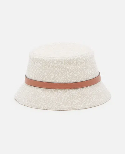 Loewe Anagram Bucket Hat In Cream
