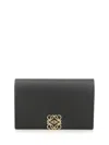 Loewe Anagram Business Cardholder Wallets Black In Black